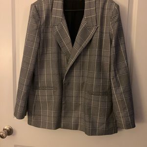 Plaid blazer